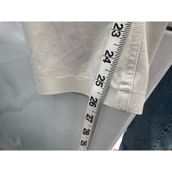 Outdoor Voices Rectrek Pant Cropped Workout Casual Athleisure Cream White Size M - Picture 7 of 8